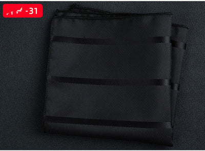 Pañuelo Cuadrado Retro con Bordado Texturizado para Hombre - Image 29
