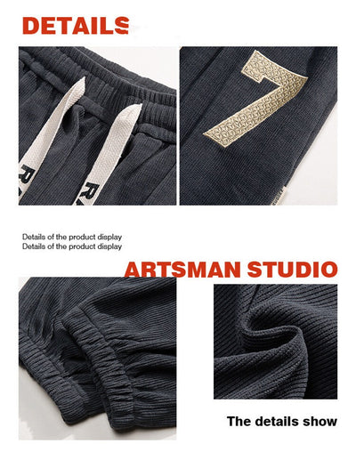 Pantalones Acolchados de Algodón Europeo Pesado para Hombre - Confort Otoño Invierno - Image 12