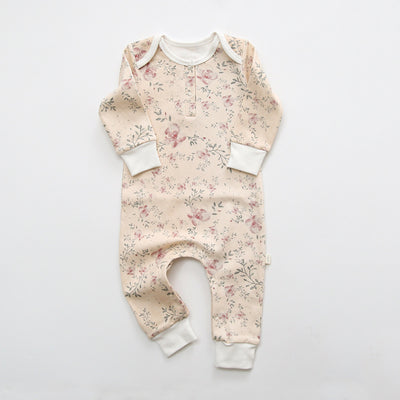 Enterizo de Algodón con Cuello y Estampado para Bebé - Image 2
