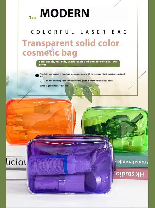 Bolsa Cosmética Transparente de Gran Capacidad - Organizador Versátil - Image 17