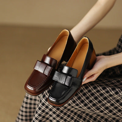 Zapatos Ejecutivos de Cuero Suave con Tacón Robusto - Image 14