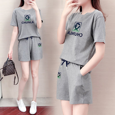 Conjunto Deportivo de Algodón Puro - Shorts y Playera Casual - Image 27