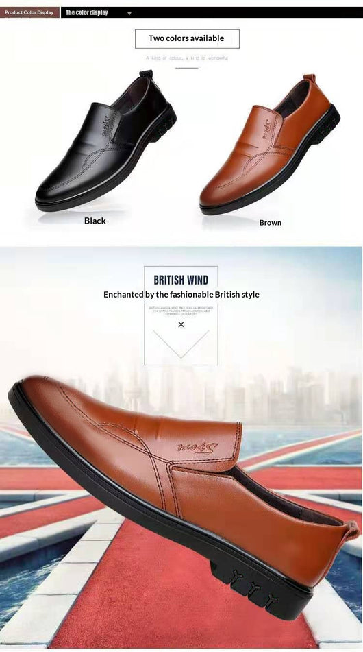 Zapatos de Cuero Respirable para Hombre - Elegancia Casual y Profesional - Image 11