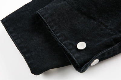 Chaqueta Denim Vintage Desgastada Estilo Retro Americano - Image 20