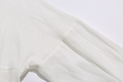 Blusa Blanca con Pliegues y Detalle Pit Strip - Image 10