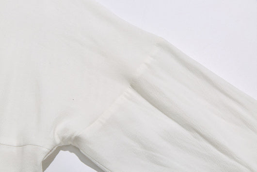 Blusa Blanca con Pliegues y Detalle Pit Strip - Image 10