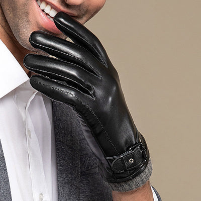 Guantes Térmicos de Gamuza para Conducir y Ciclismo con Tecnología Aislante - Image 5