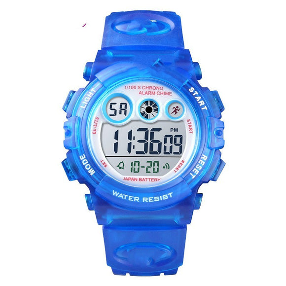 Reloj Electrónico Estudiantil Impermeable Transparente con Diseño Personalizado