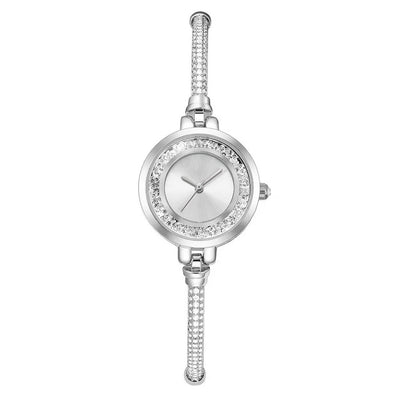 Reloj Pulsera Mujer Correa Delgada Rhinestone Efecto Arena Movible Ajustable - Image 6