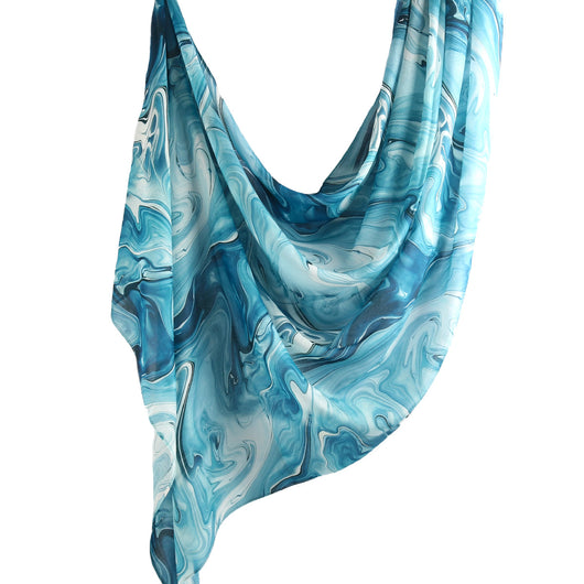 Pañuelo Estampado Tie-Dye en Algodón Poliéster - Image 13