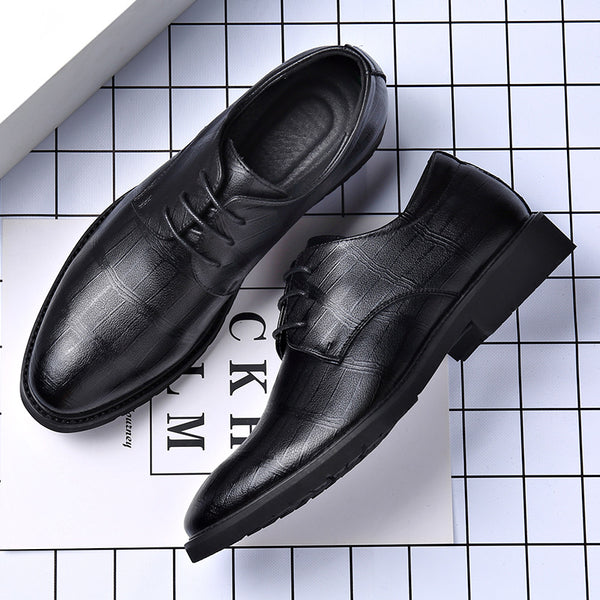 Zapatos Formales de Cuero Genuino para Hombre Talla Grande