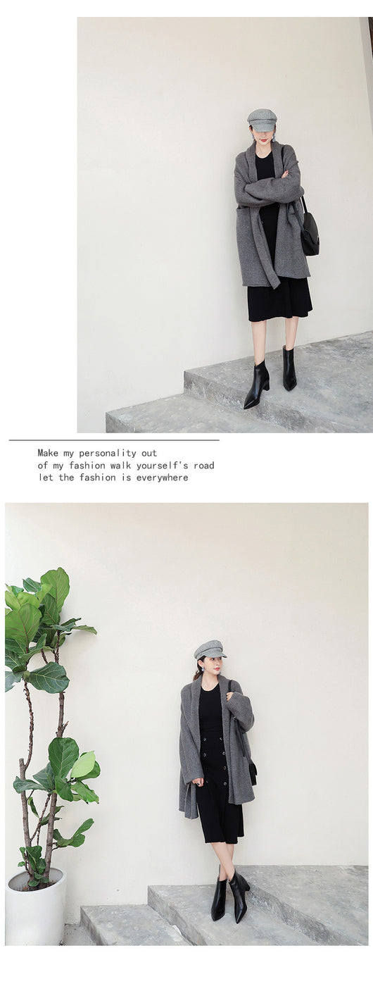 Botas Cortas de Cuero para Mujer con Tacón Grueso - Image 21