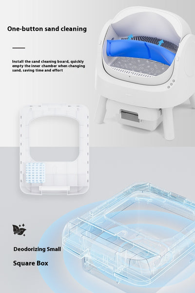 Arenero Automático Blanco con Desodorante - Image 12
