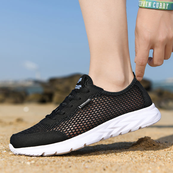 Zapatos Deportivos de Malla para Hombre - Cómodos y Transpirables