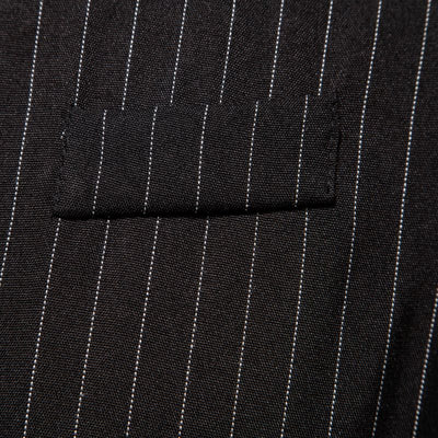 Chaleco Ejecutivo de Rayas Verticales Cruzado para Hombre - Image 11