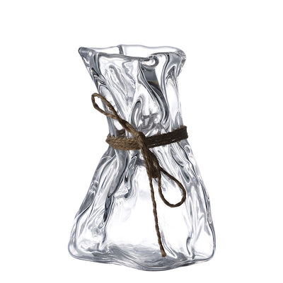 Vaso de Cristal Transparente con Diseño Origami - Image 10