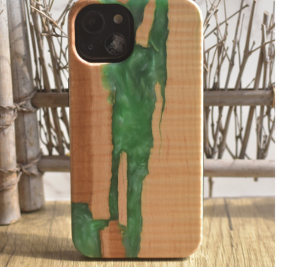 Funda para Móvil de Madera y Resina | Protección Anticaídas con Grano Único - Image 11