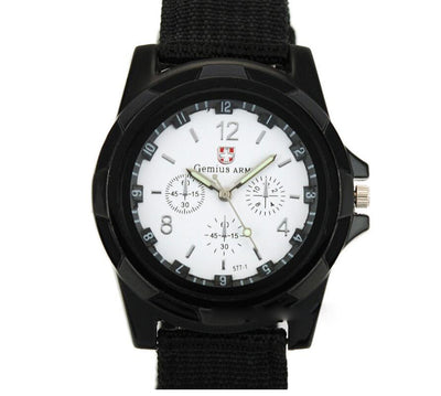 Reloj Militar Deportivo con Correa Tejida - Movimiento de Cuarzo Profesional - Image 17