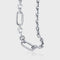 Collar de Plata 925 Cadena Doble Capa con Textura - Diseño Minimalista y Versátil