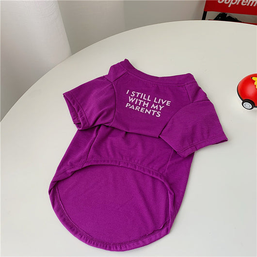 Camiseta de Algodón Puro para Perros Pequeños - Ropa de Verano para Pugs y Perritos - Image 5