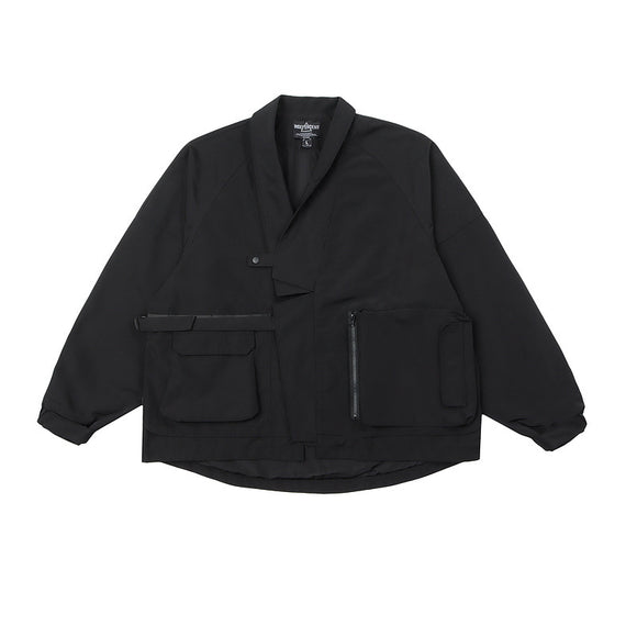 Chaqueta de Trabajo Suelta Vintage - Abrigo Casual Funcional