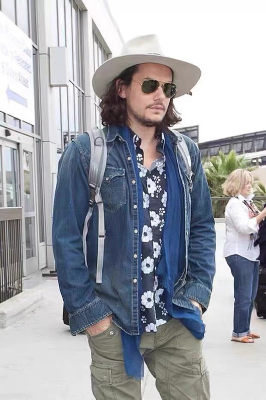 Camisa Denim a Rayas con Efecto Vintage Desgastado - Image 48