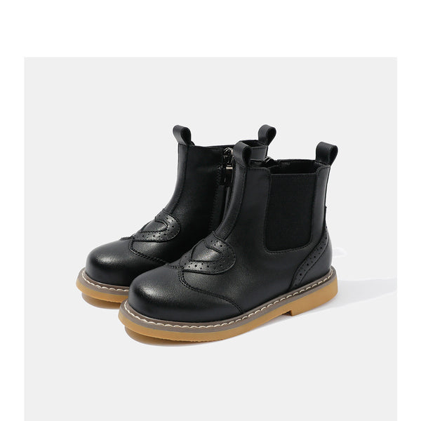 Botas Infantiles de Cuero Resistente al Desgaste