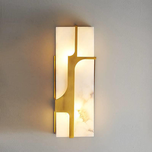 Lámpara de Pared de Mármol para Sala de Estar Estilo Moderno