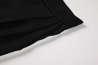Pantalón Casual Holgado de Cintura Alta con Costuras de Contraste - Image 9