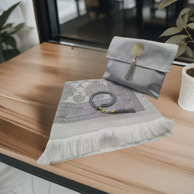 Juego de Oración Musulmán con Bolsa de Viaje - Tapete, Cuentas y Accesorios - Image 8