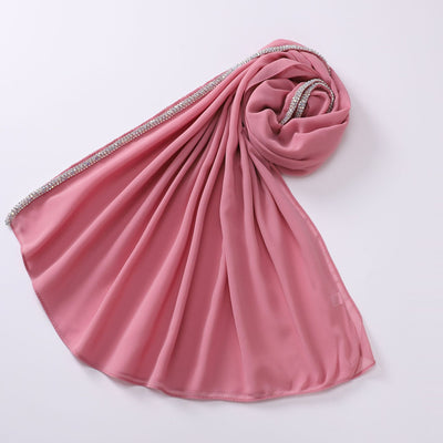 Pañuelo Chifón Malayo Diamond Bright con Bordes Largos - Image 18
