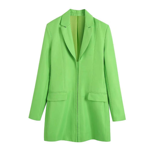 Abrigo Largo Elegante Slim Fit para Mujer - Diseño Casual Sofisticado - Image 6