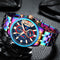 Reloj de Cuarzo Personalizado Resistente al Agua con Esfera de Color Mágico