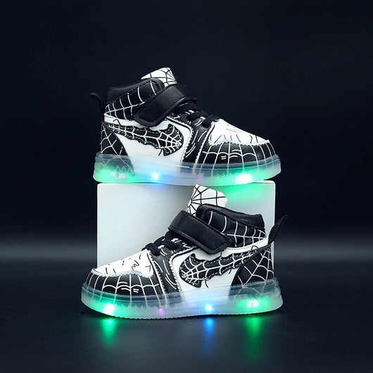 Tenis LED Deportivos de Cuero para Niños con Luces Integradas - Image 4