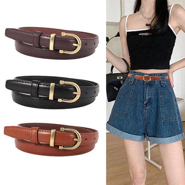 Cinturón Fino Retro Versátil - Accesorio Decorativo Multiuso