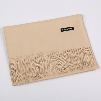 Bufanda de Cashmira Artificial Liso para Mujer 220g - Chal Cálido y Elegante - Image 18