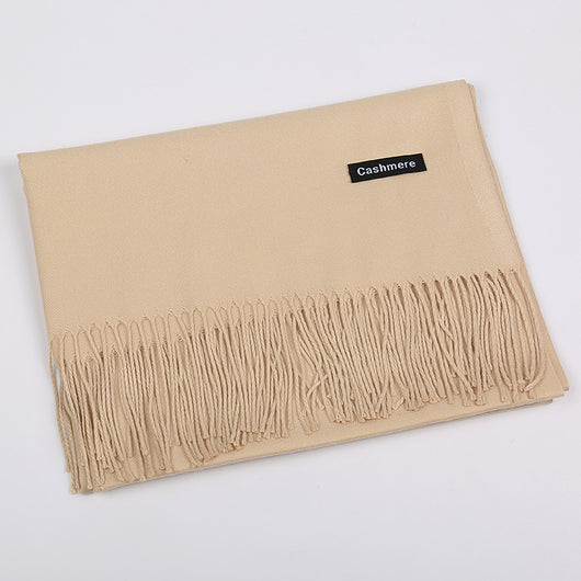 Bufanda de Cashmira Artificial Liso para Mujer 220g - Chal Cálido y Elegante - Image 18