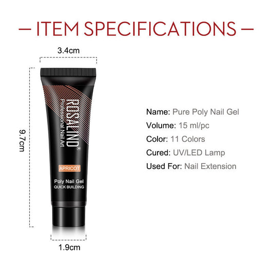 Adhesivo de Manicura Extendida ROSALIND 15ml Crystal UV - Image 17