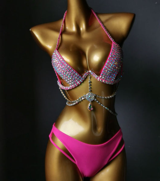Traje de Baño Diamante con Tassel y Soporte Reforzado - Image 6