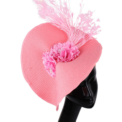 Sombrero de Carreras Estilo Celebridad con Tejido de Pasto Sintético - Image 10