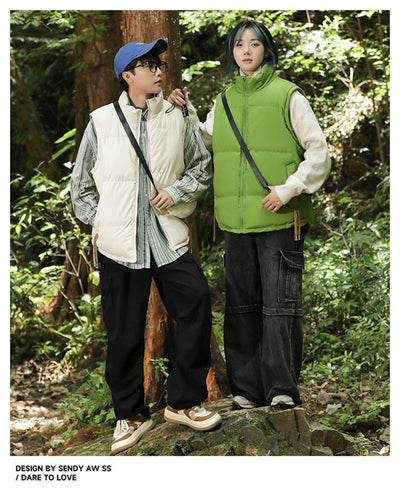 Chaleco Térmico Reversible de Algodón para Hombre y Mujer - Abrigo Invierno - Image 10