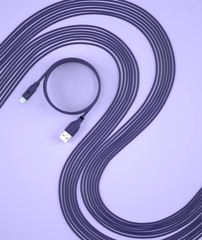 Cable de Carga y Datos de Goma Líquida Suave - Compatible con Apple (Lightning) y Android (Tipo C) - Image 14