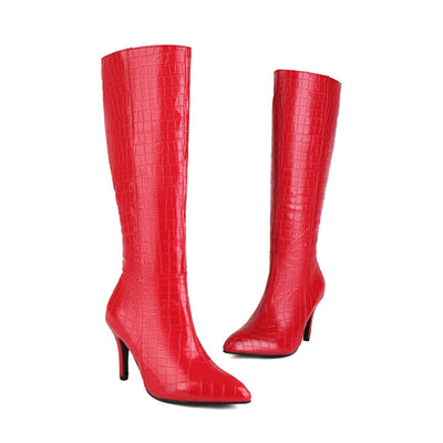 Botas de Tacón Fino Súper Alto Estilo Europeo y Americano - Image 3