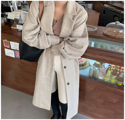 Blazer Elegante con Cuello Solapa, Cierre de Cordones y Mangas Farol - Image 18