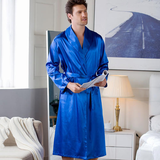 Pijama Largo para Hombre Otoño Invierno - Bata de Dormir Premium - Image 17