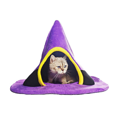 Cama Nido para Gatos Diseño Sombrero de Bruja Halloween - Image 8