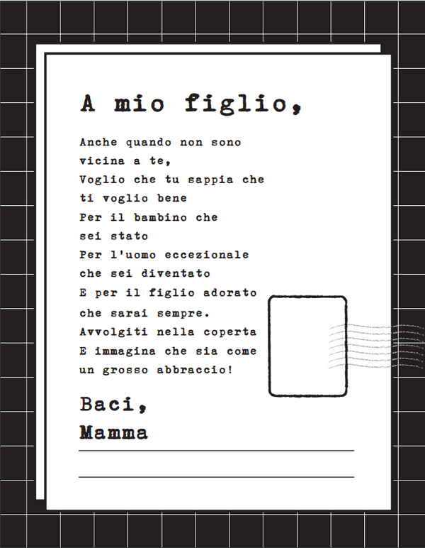 Manta Franela Temática de Sobres y Cartas con Diseño Infantil - Image 12