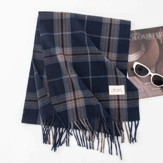 Bufanda Cuadros Mujer Efecto Cashmere - Elegancia y Calidez - Image 8