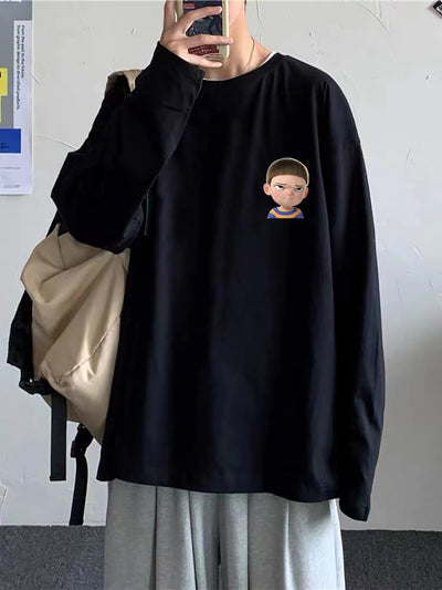 Ropa Suelta Otoñal para Hombre Talla Grande Estudiante - Image 29