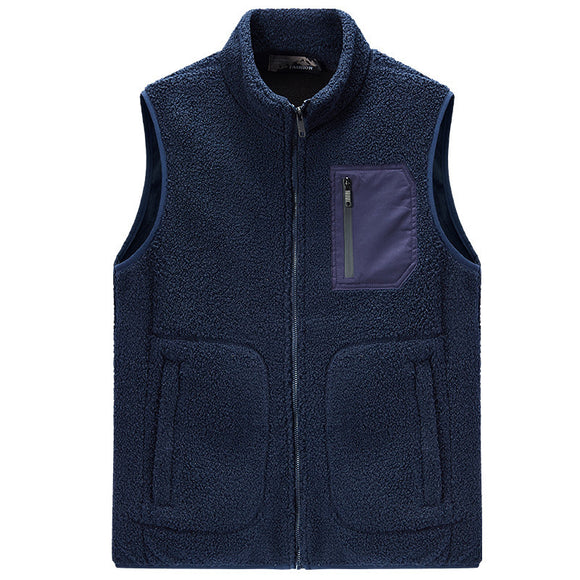 Chaleco de Terciopelo Teddy Liso para Hombre